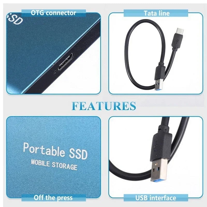 Portable Ssd 2tb External Storage Fast Data Transfer and Backup - Image 7