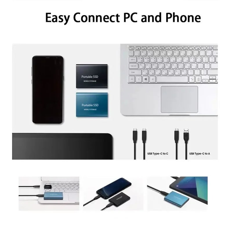 Portable Ssd 2tb External Storage Fast Data Transfer and Backup - Image 8