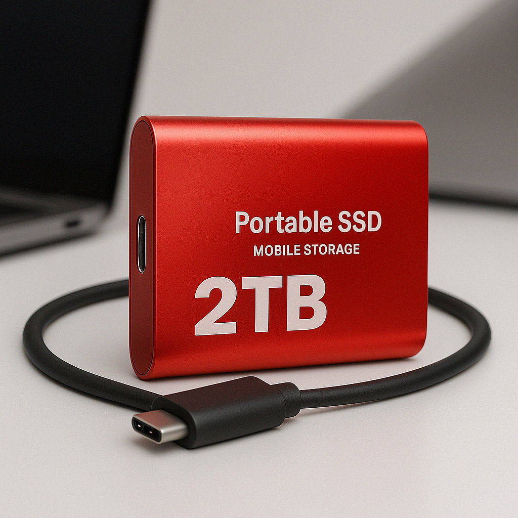Portable Ssd External Storage 2tb High-Speed Usb-C Drive 1050mb S - Image 3