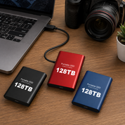 Portable SSD External Storage Drive Compact USB-C File Backup - Image 1
