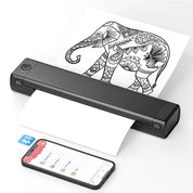 Portable Thermal Printer Mobile Printing Bluetooth Connectivity - Image 1