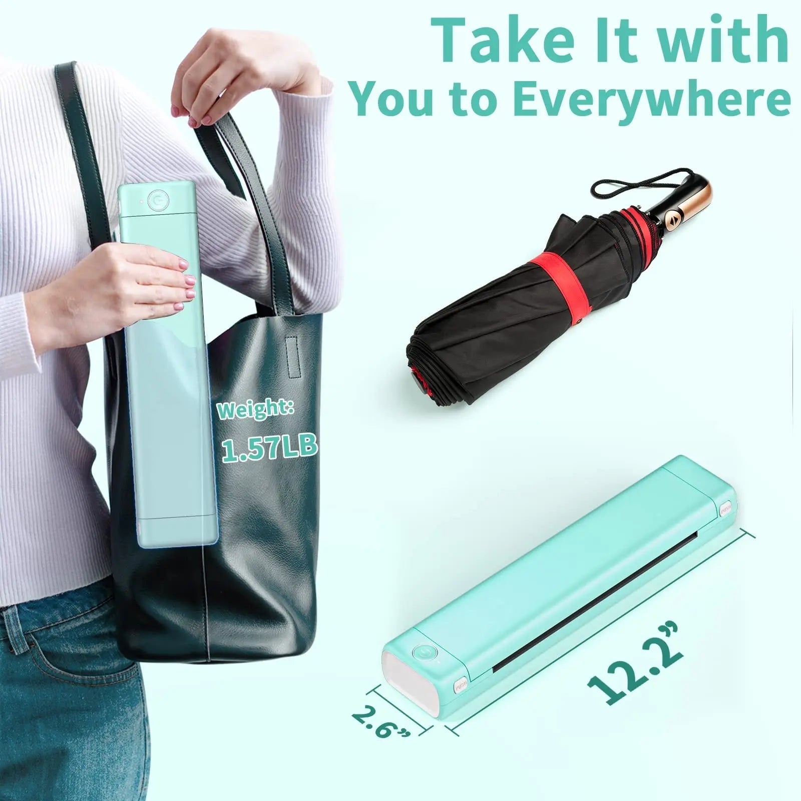 Portable Thermal Printer Mobile Printing Bluetooth Connectivity - Image 9