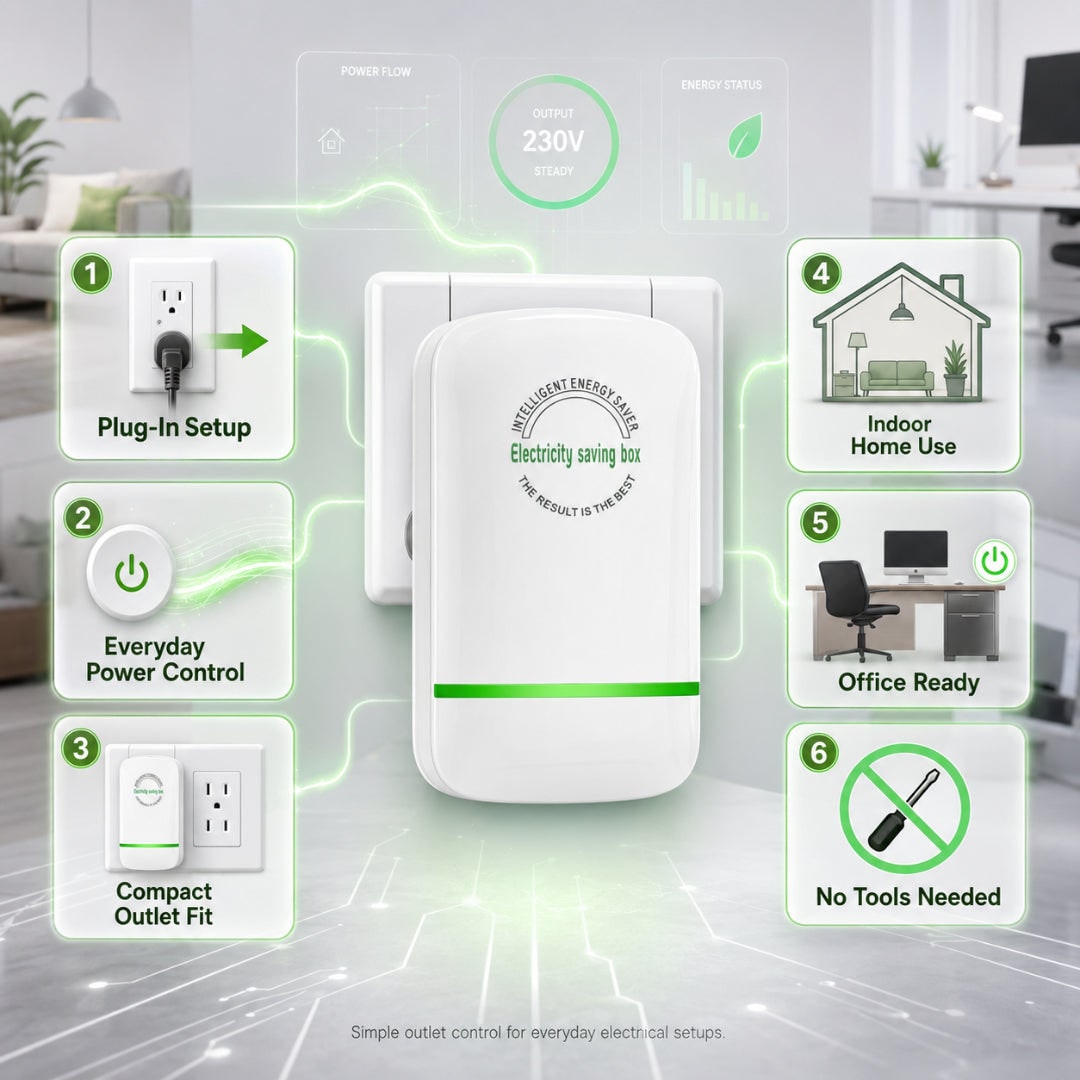 Power Saver Pro Eco Watt Device Indoor Energy Control - Image 3