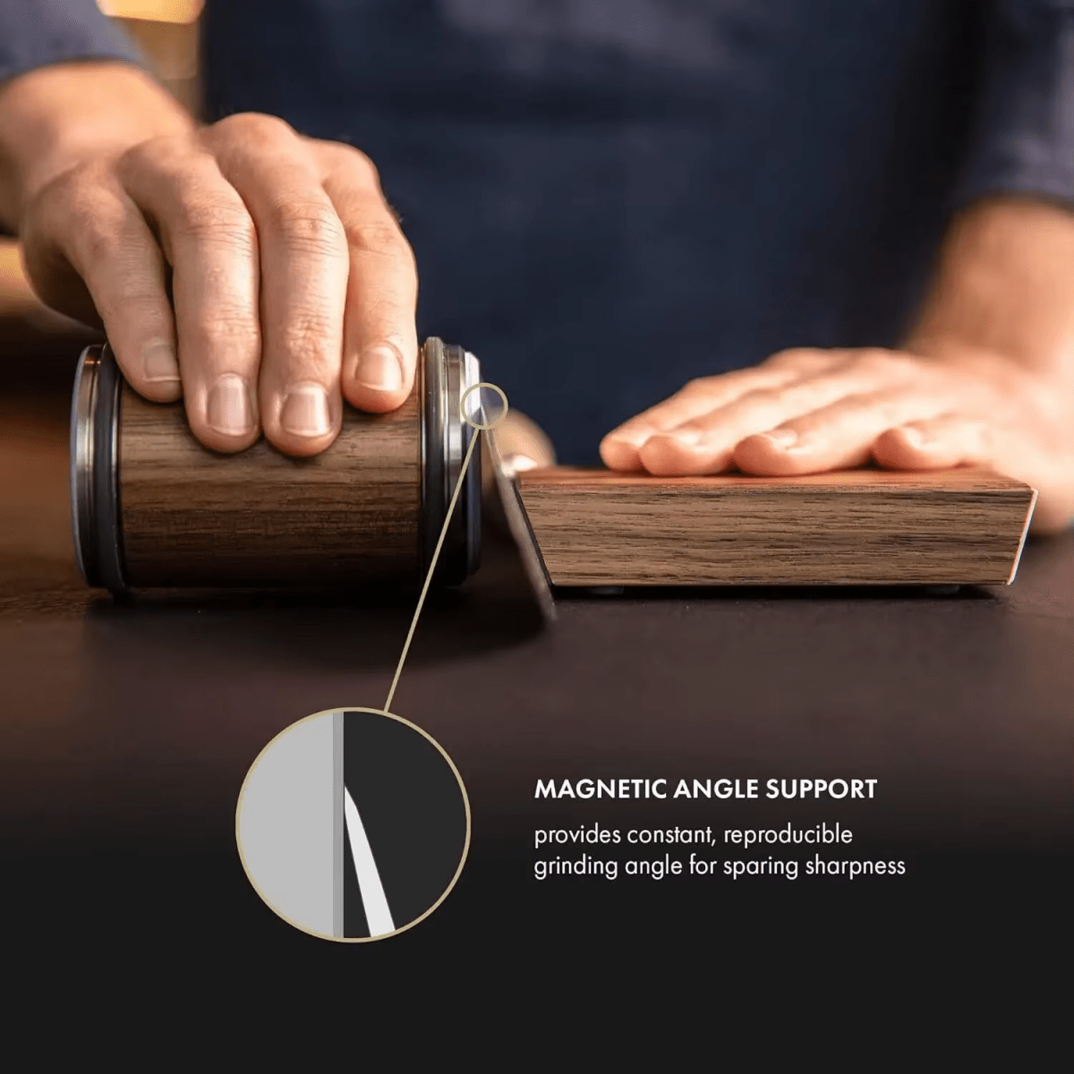 Professional Knife Sharpener Diamond Roller Kitchen Use - Image 3