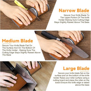 Professional Knife Sharpener Diamond Roller Kitchen Use - Image 6