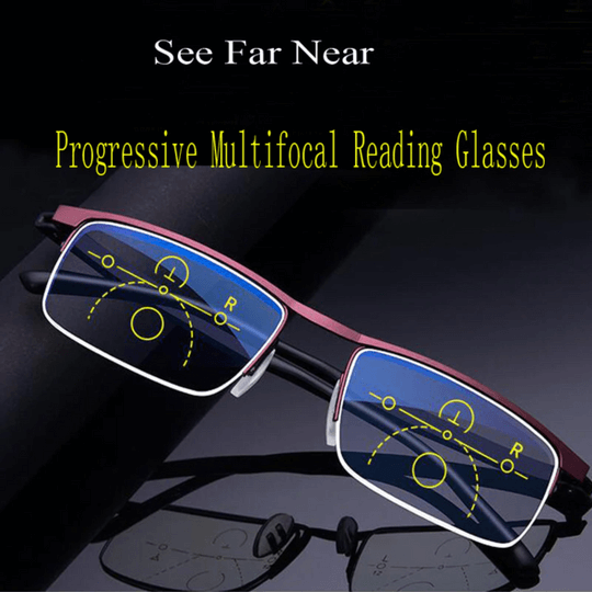 Progressive Multifocal Reading Glasses Blue Light Filter - Image 3