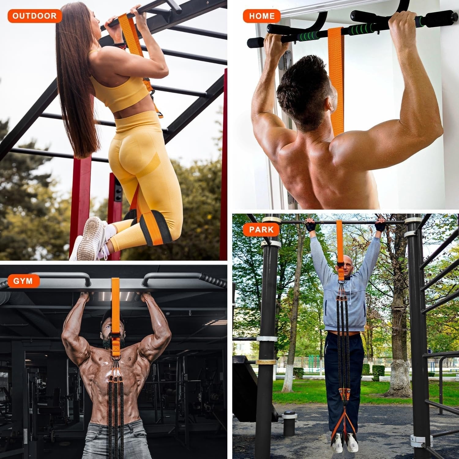 Pull-Up Assistance Band Double Foot System Home Workouts - Image 7