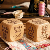 Quilter's Decision Dice Solid Wood Crafting and Organization - Image 1