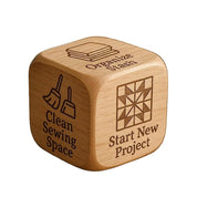 Quilter's Decision Dice Solid Wood Crafting and Organization - Image 5