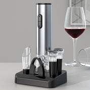 Rechargeable Electric Wine Opener Stand and - Image 1