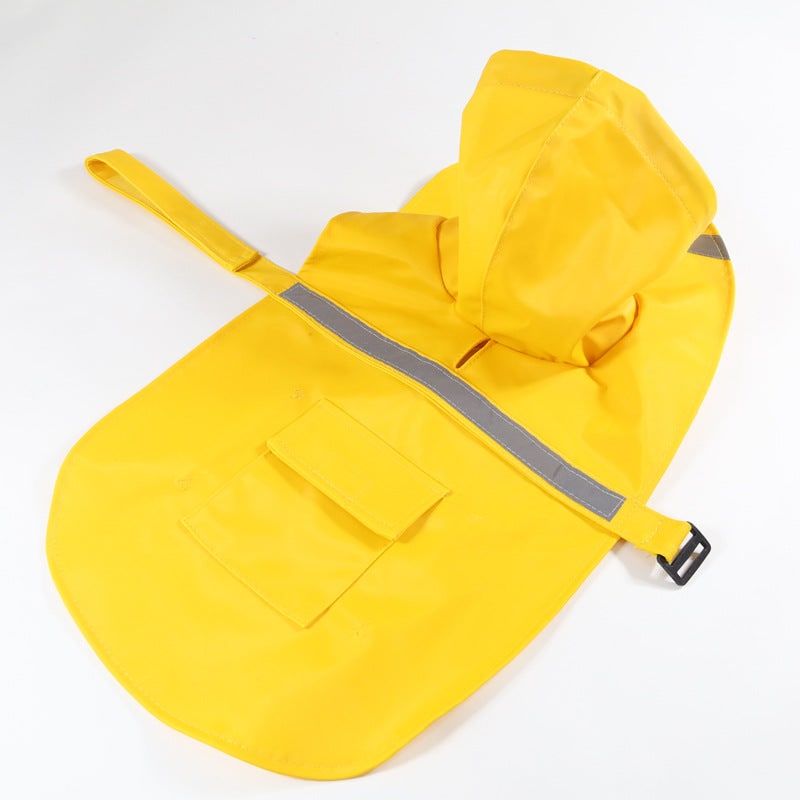 Reflective Dog Raincoat Hood Outdoor Protection - Image 2