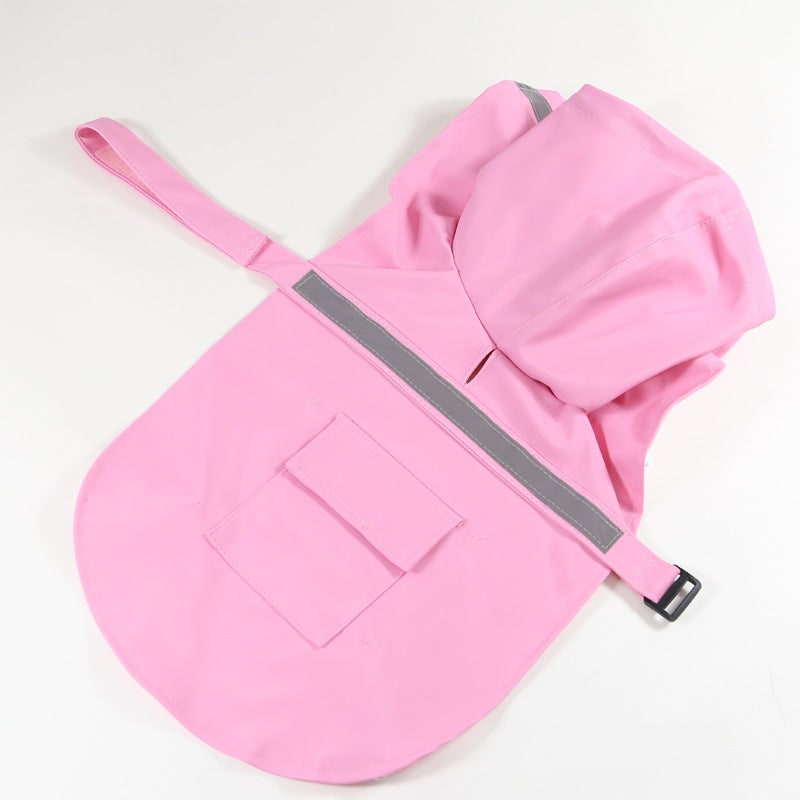 Reflective Dog Raincoat Hood Outdoor Protection - Image 3