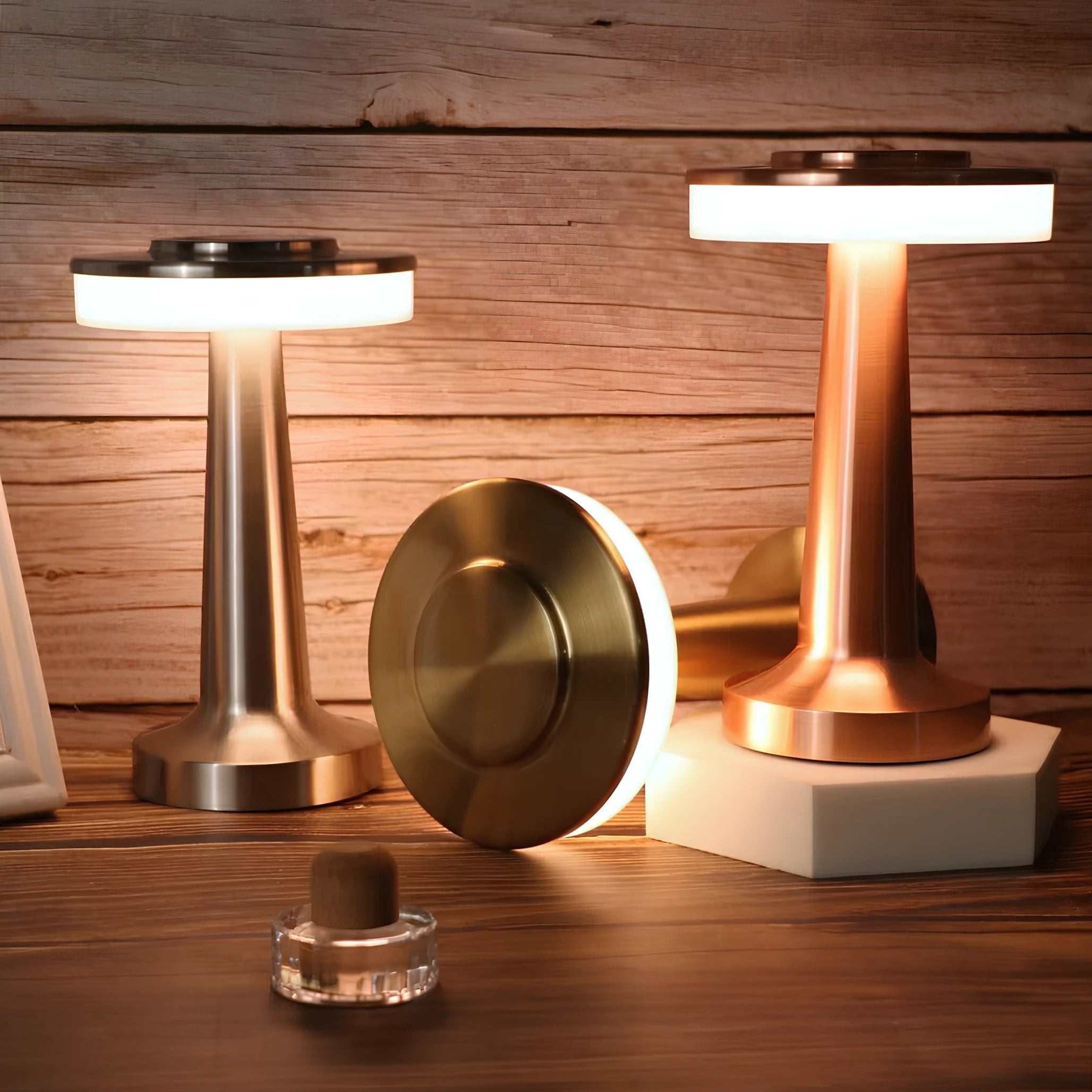 Retro Table Lamp Dining Room Modern Brass Accent Lighting - Image 12