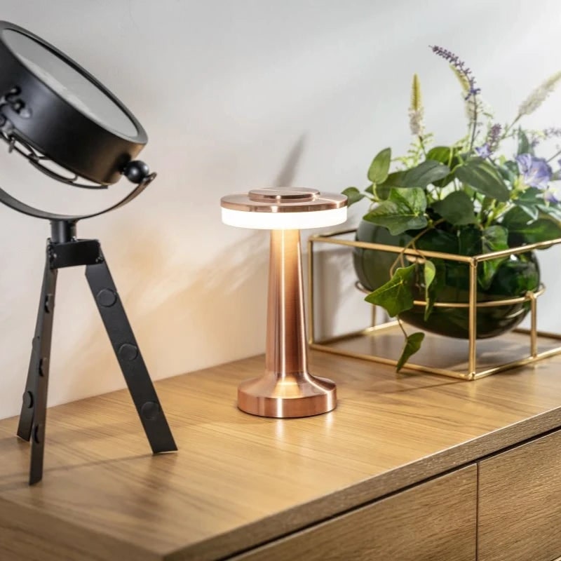 Retro Table Lamp Dining Room Modern Brass Accent Lighting - Image 17