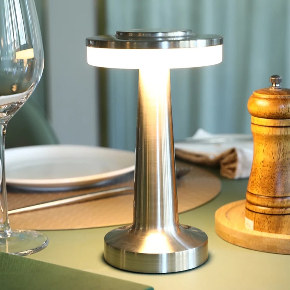 Retro Table Lamp Dining Room Modern Brass Accent Lighting - Image 19