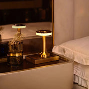 Retro Table Lamp Dining Room Modern Brass Accent Lighting - Image 3