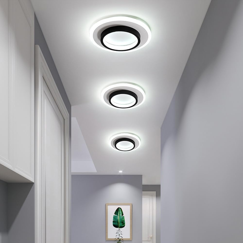 Round Ceiling Modern Metal and Acrylic Design - Image 3