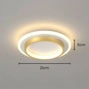 Round Ceiling Modern Metal and Acrylic Design - Image 31