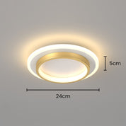 Round Ceiling Modern Metal and Acrylic Design - Image 32