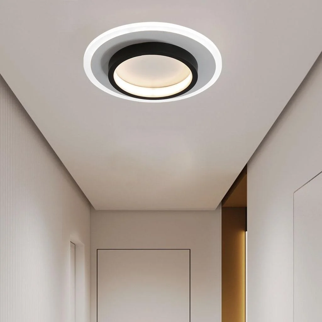 Round Ceiling Modern Metal and Acrylic Design - Image 4