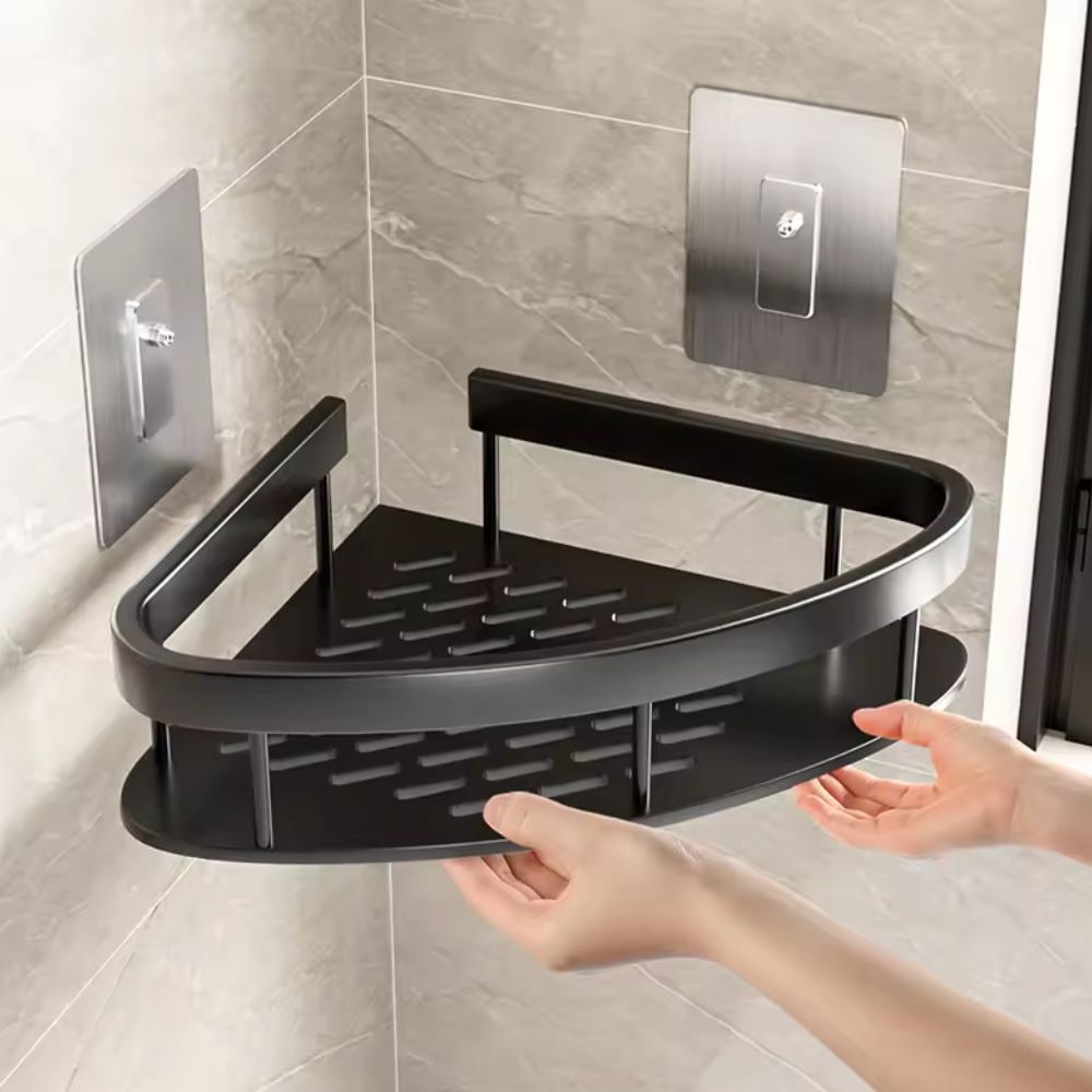 Shower Caddy Organizer Bathroom Modern Metal Design - Image 6