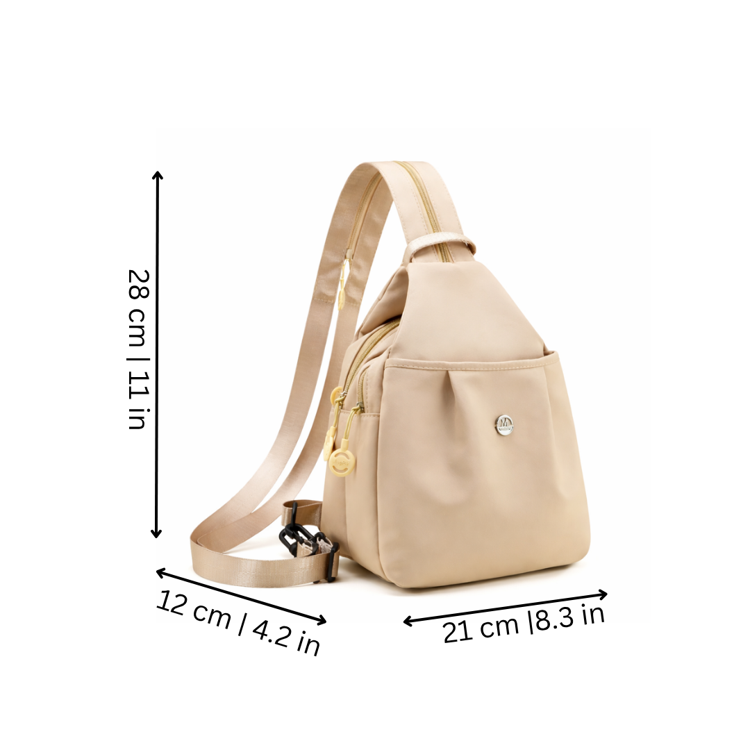 Sling Backpack Stylish Nylon Crossbody Bag Casual Use - Image 2