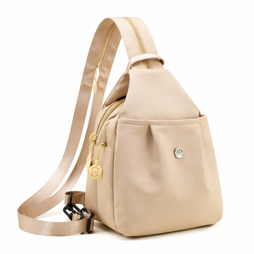 Sling Backpack Stylish Nylon Crossbody Bag Casual Use - Image 3