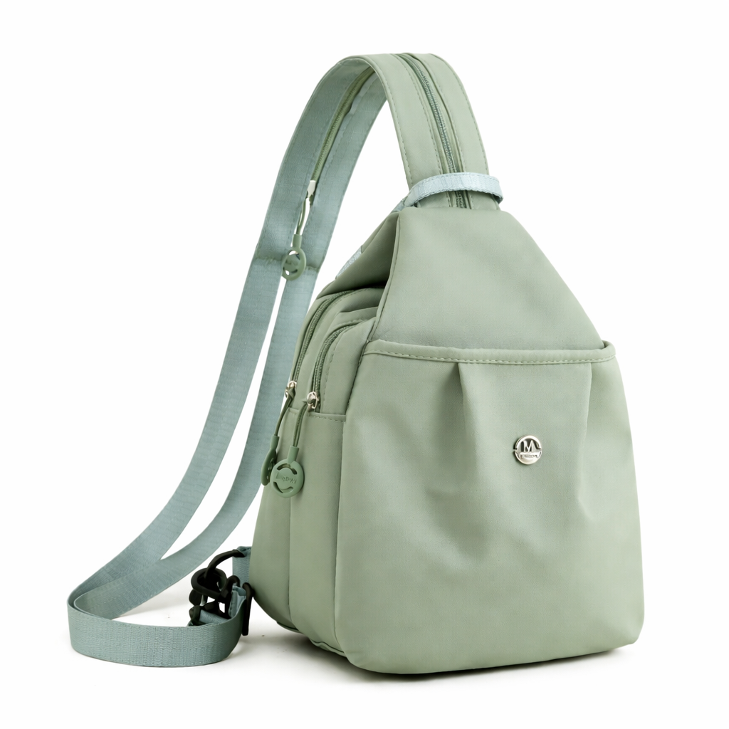 Sling Backpack Stylish Nylon Crossbody Bag Casual Use - Image 5