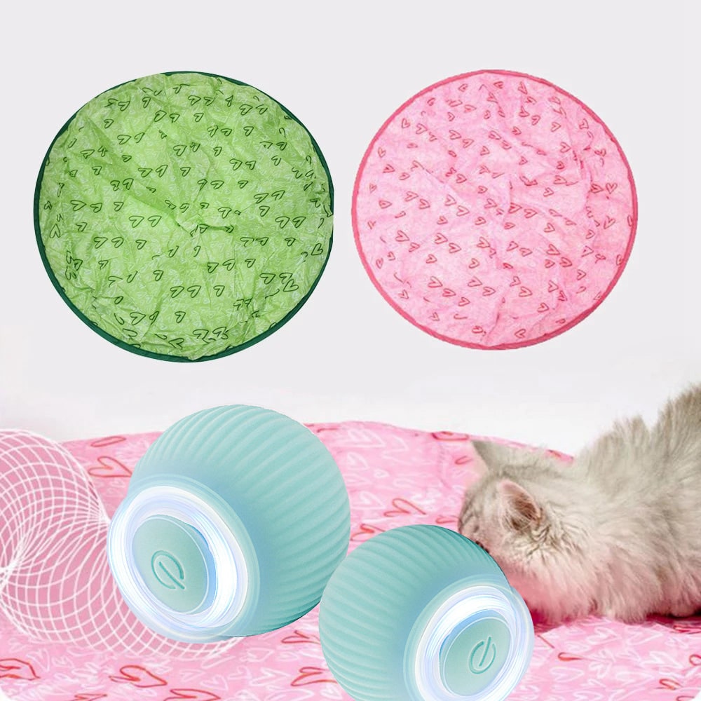 Smart Cat Toy Electric Self-Rolling Active Playtime Fun - Image 19