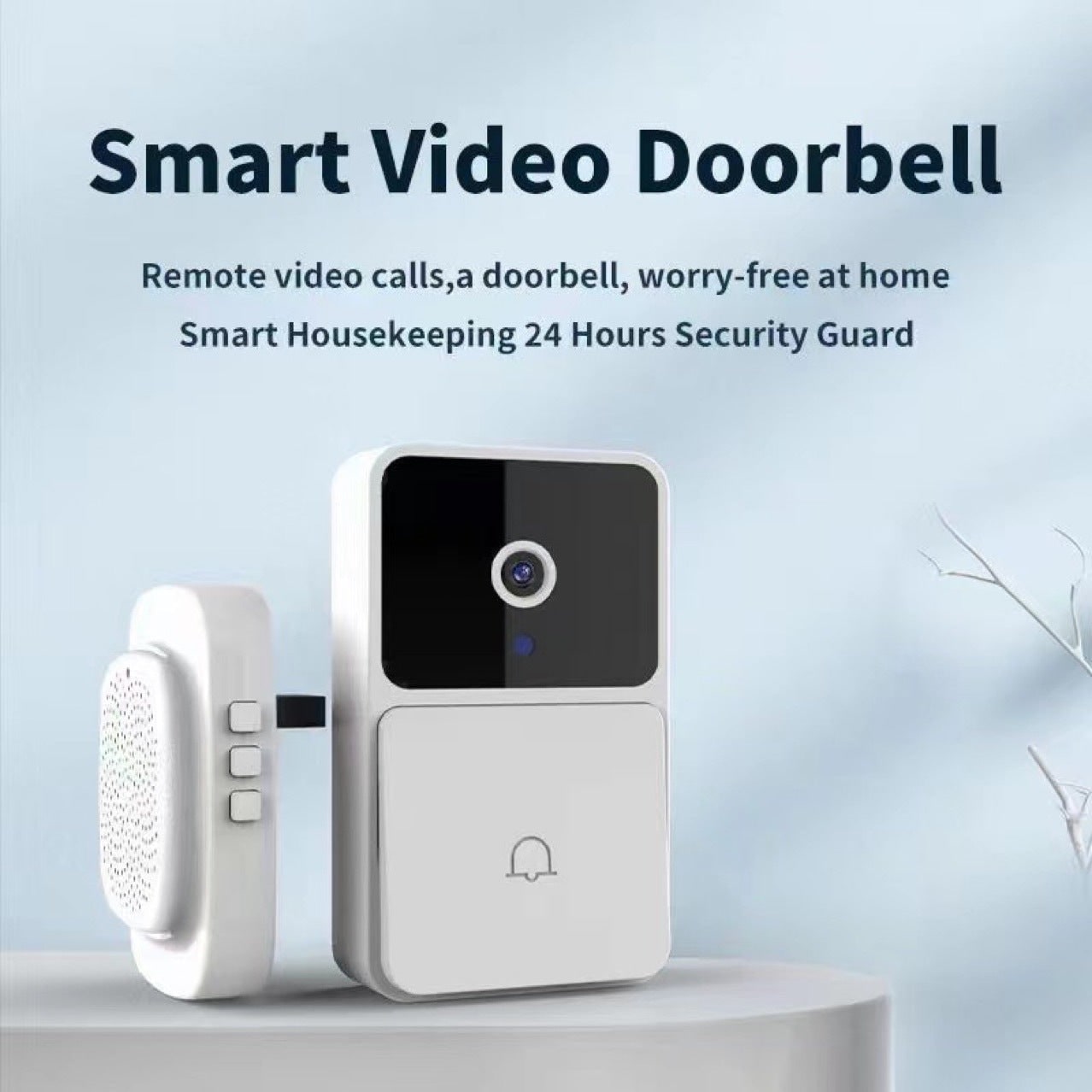 Smart Wireless Video Doorbell Camera HD Video and Motion Alerts - Image 2