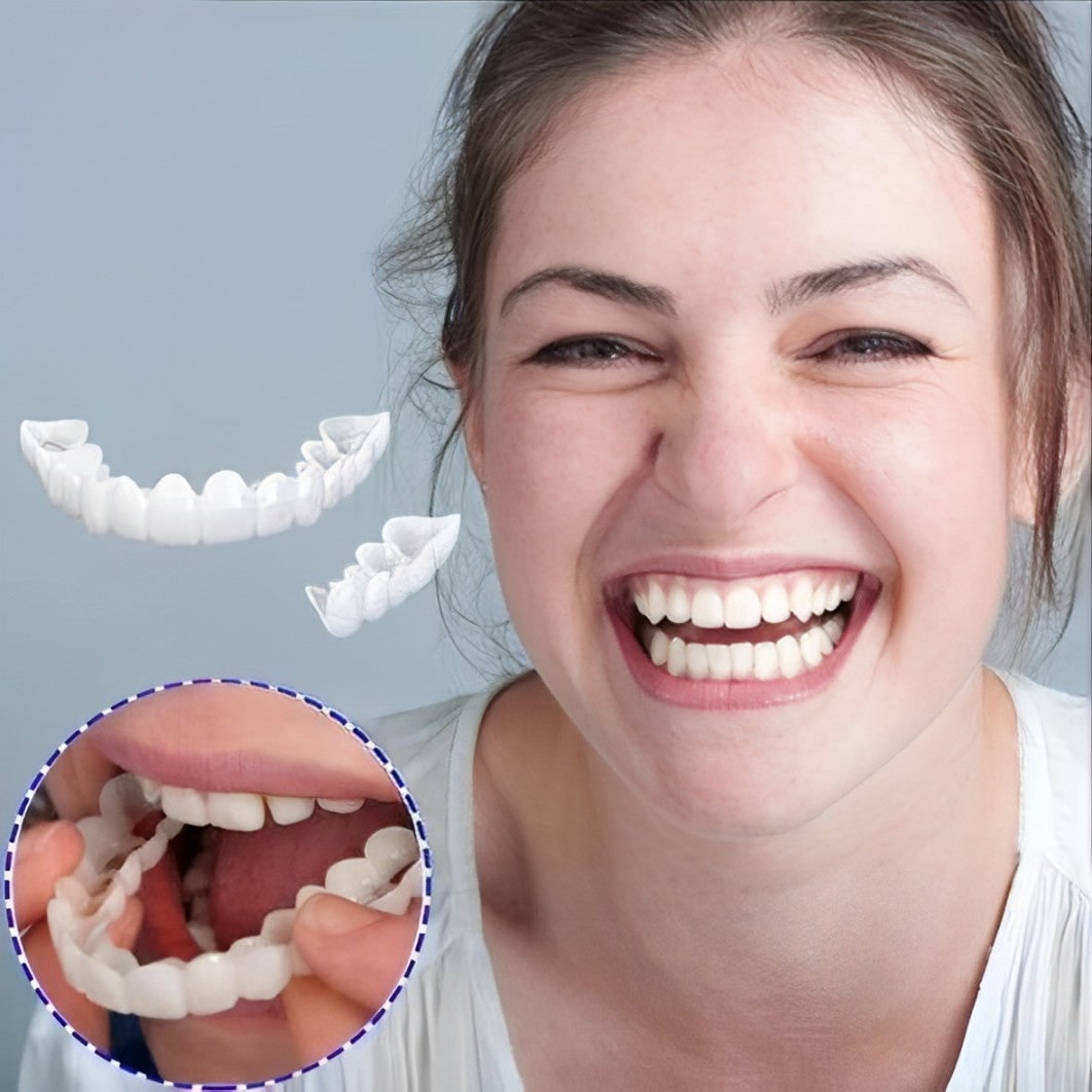Smile Veneer Teeth Cover Set Instant Smile Makeover Upper & Lower - Image 10