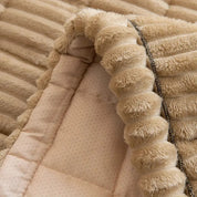 Sofa Cover Couch Cover Plush Pleated Edge Slipcover Protector - Image 5