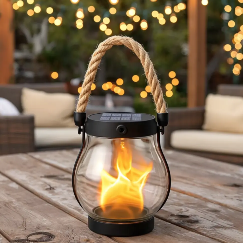 Solar Flickering Flame Effect Outdoor Decor - Image 5