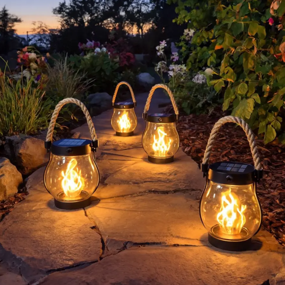 Solar Flickering Flame Effect Outdoor Decor - Image 8