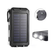 Solar Power Bank Flashlight and Compass Outdoor Adventures - Image 1