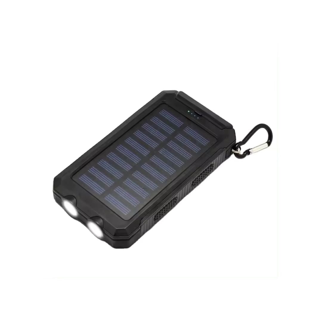 Solar Power Bank Flashlight and Compass Outdoor Adventures - Image 2
