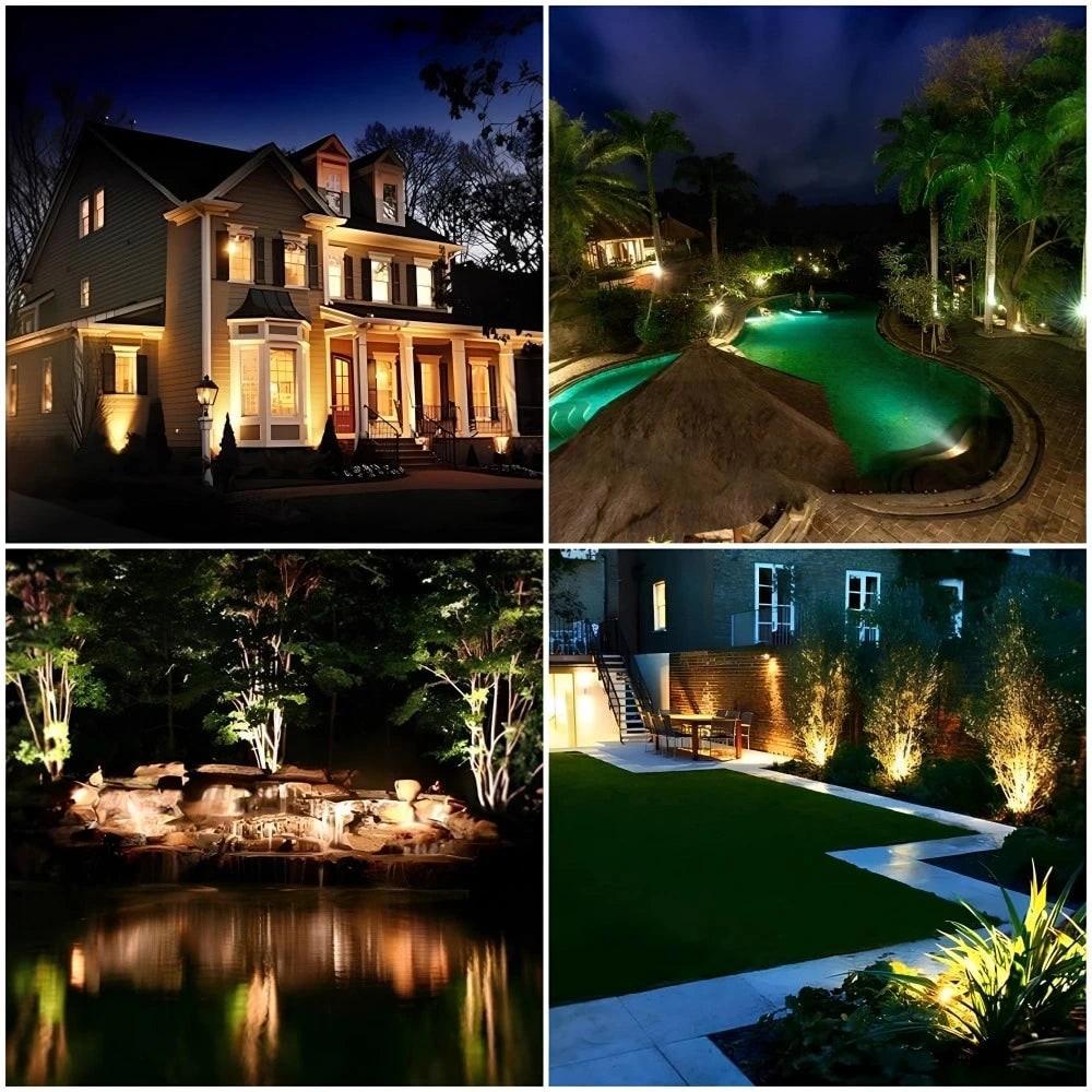 Solar Powered Garden Spotlight Outdoor Landscape Lighting - Image 18