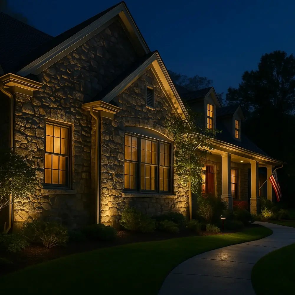 Solar Powered Garden Spotlight Outdoor Landscape Lighting - Image 8