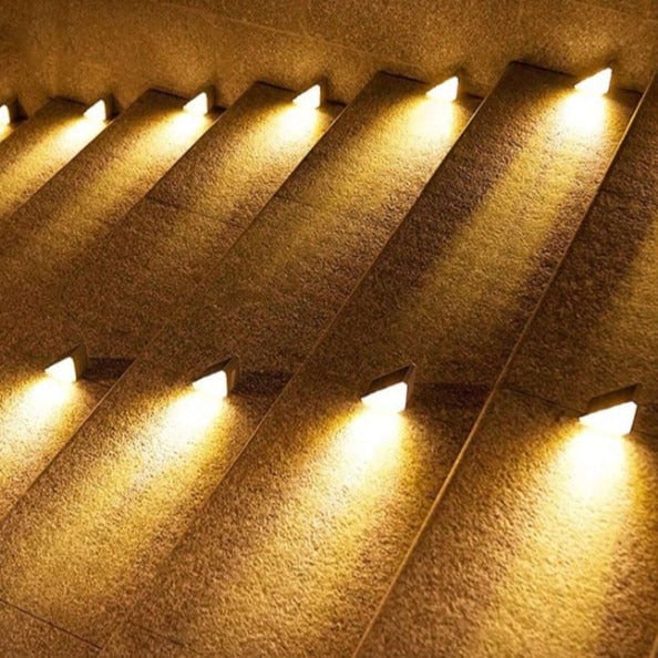 Solar Powered Stair Lights Outdoor Safety and Ambiance Lighting - Image 8