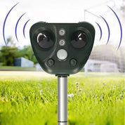 Solar-Powered Ultrasonic Bird Repeller Outdoor Animal Control - Image 1