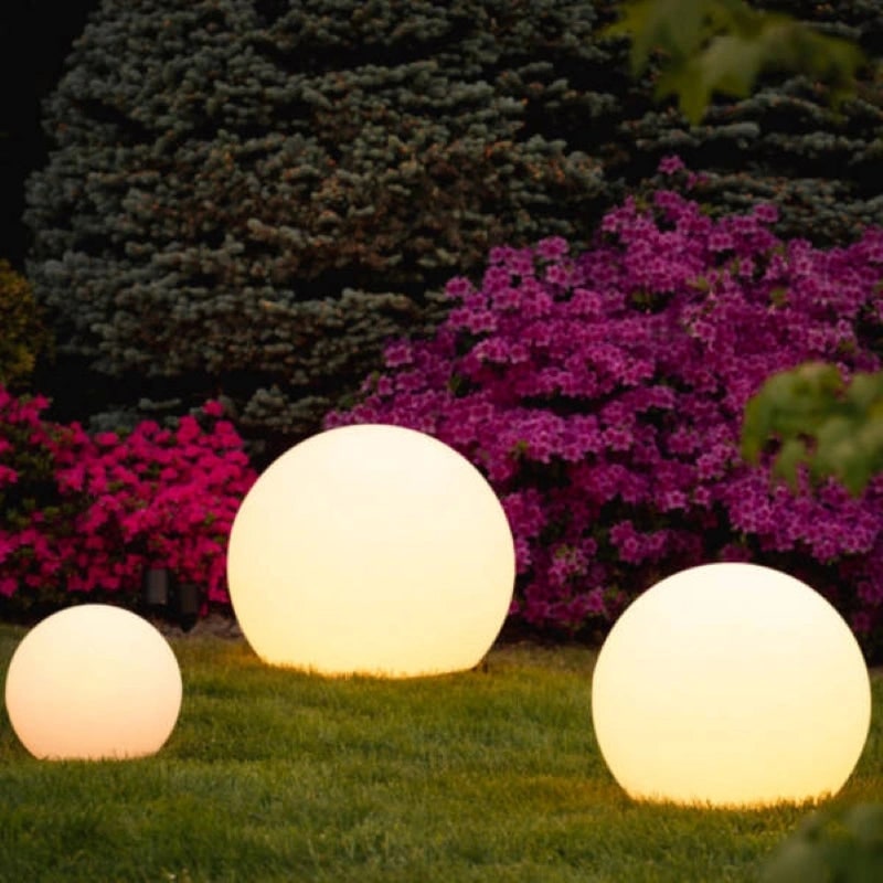 Spherical Outdoor Garden Light Modern LED Globe Lighting Decor - Image 15