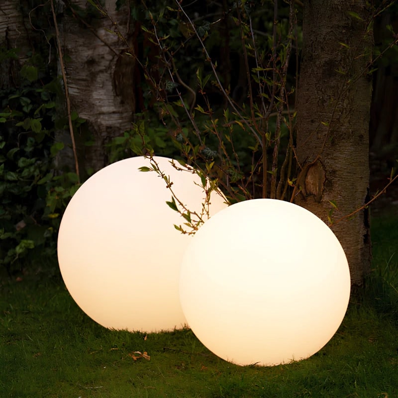 Spherical Outdoor Garden Light Modern LED Globe Lighting Decor - Image 23