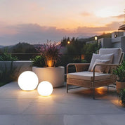 Spherical Outdoor Garden Light Modern LED Globe Lighting Decor - Image 3