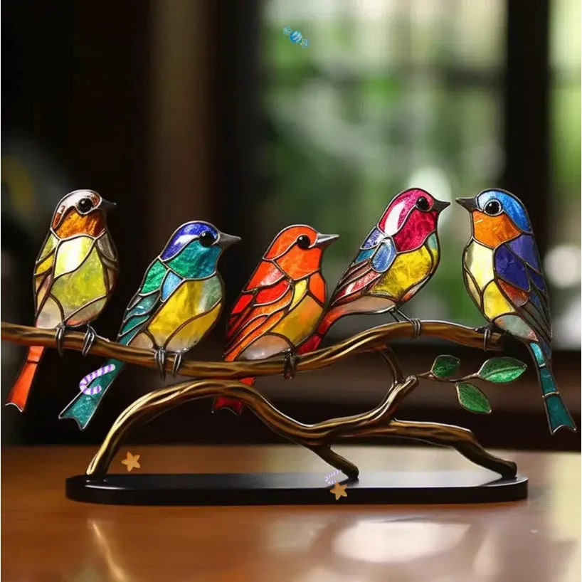 Stained Glass Figurine Home Decor and Window Display - Image 1