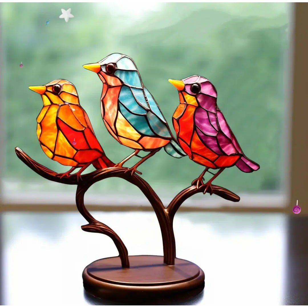 Stained Glass Figurine Home Decor and Window Display - Image 2