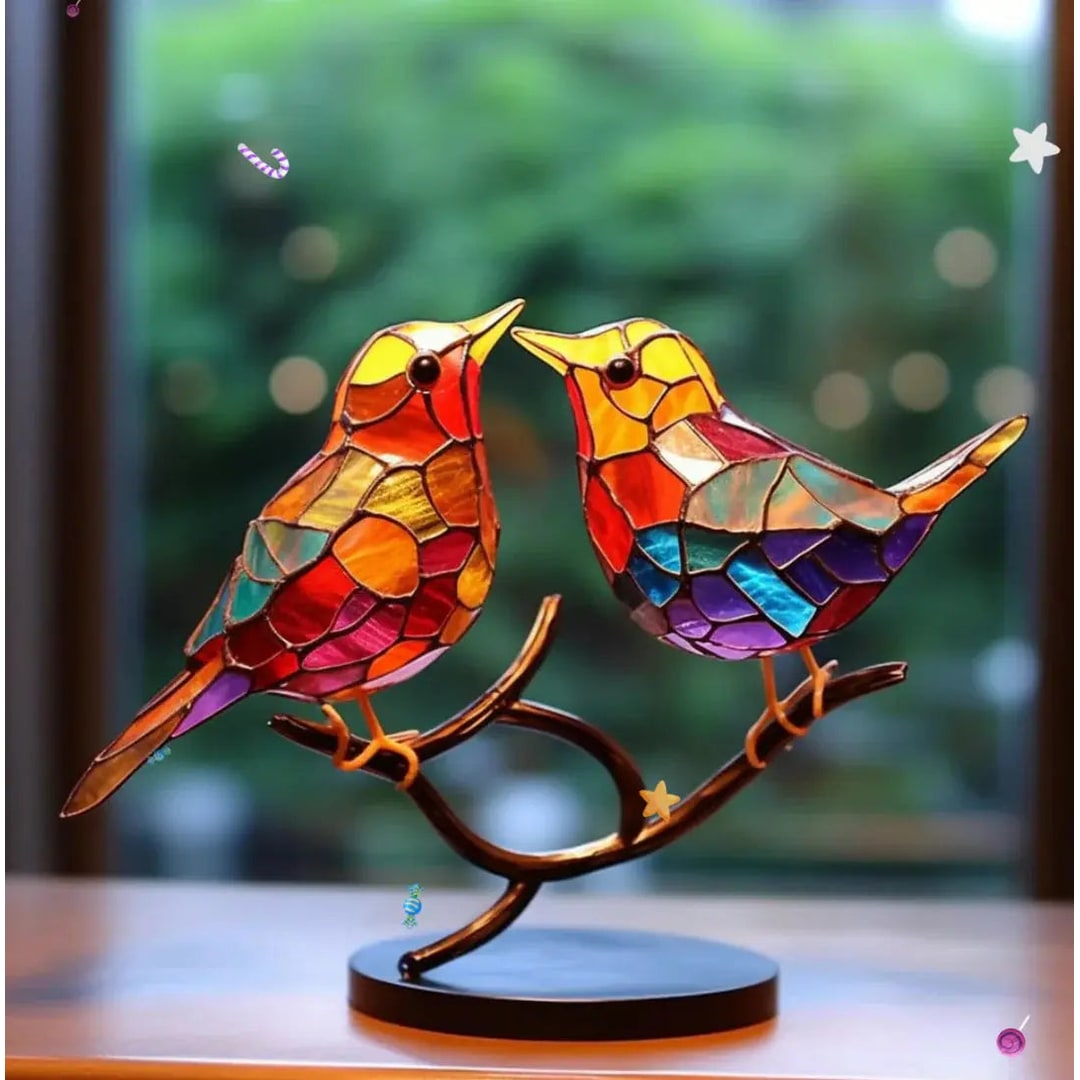 Stained Glass Figurine Home Decor and Window Display - Image 4