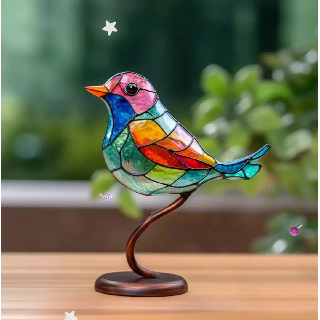 Stained Glass Figurine Home Decor and Window Display - Image 5