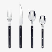 Stainless Steel Cutlery Set Engraved Design 24 Pieces - Image 1