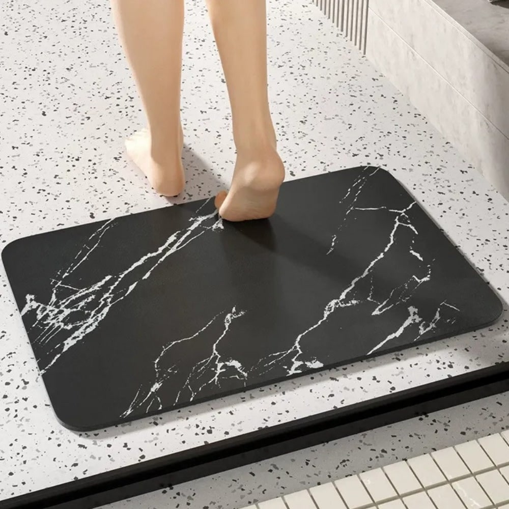 Stone Bathroom Mat Sets Non-Slip Quick Dry Design Bath Mat - Image 1