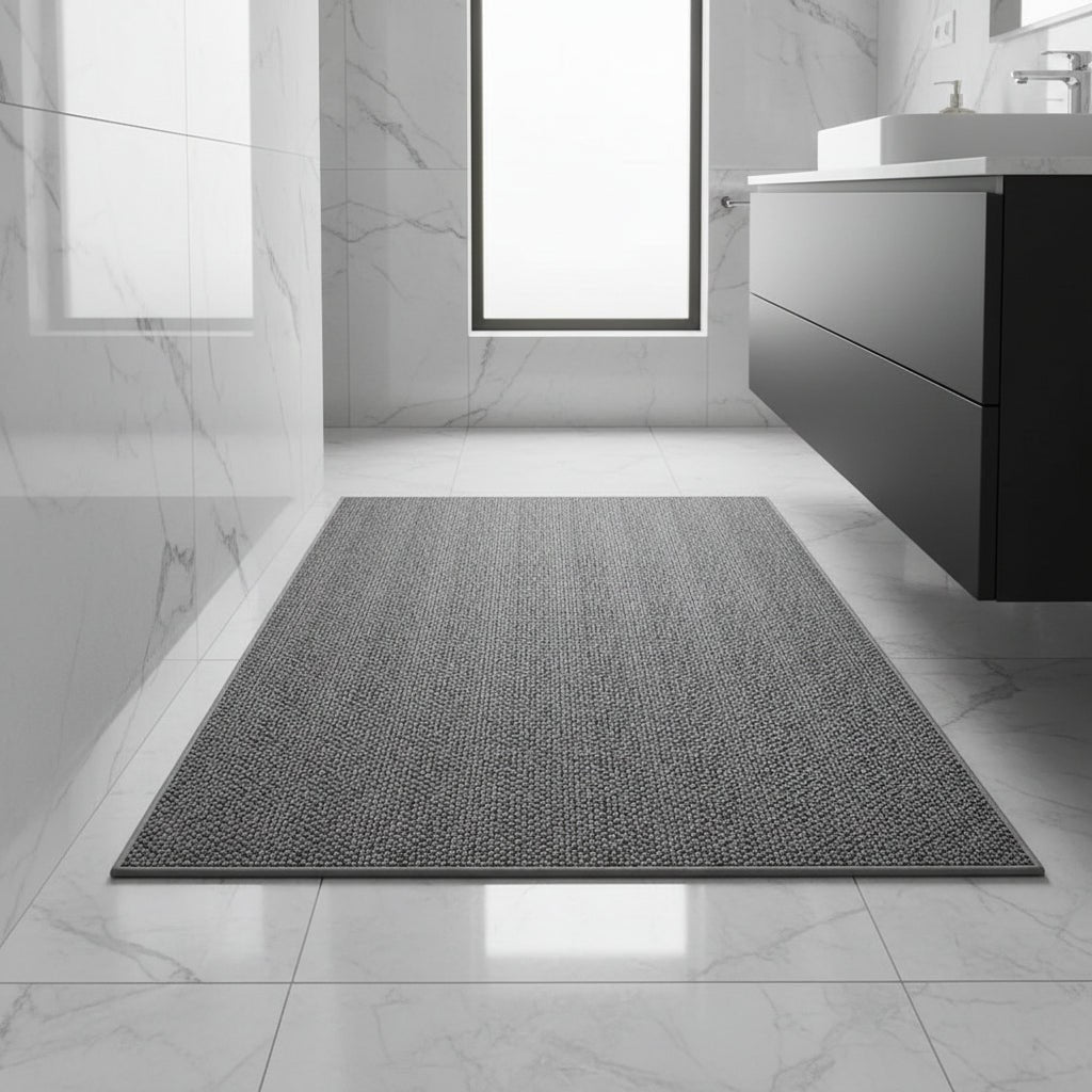 Stylish Absorbent Doormat Moisture Control Entryway or Bathroom - Image 1